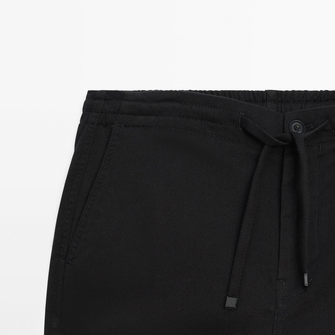 Moudda Massimo Dutti - Pantalon jogging coupe ajustée détail coutures - Tunisie 4
