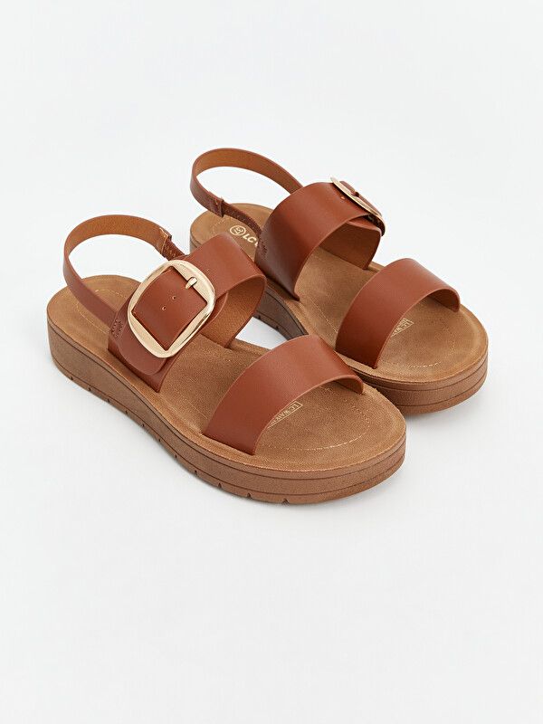 Moudda LC Waikiki - Sandales pour Femme couleur Tabac foncé - Tunisie 1