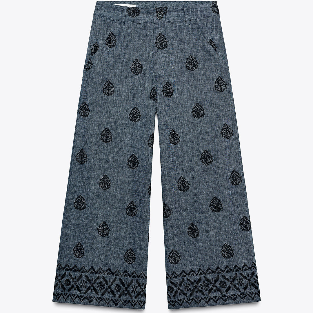 Moudda ZARA - Pantalon Culotte - Broderies - Tunisie 1