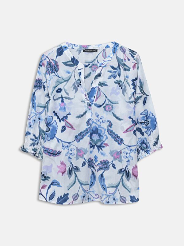 Moudda LC Waikiki - Chemise tissée imprimée cv à manches longues pour Femmes - Tunisie 2