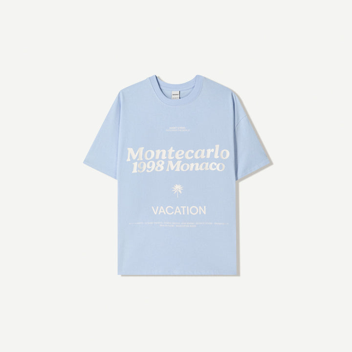 Moudda BERSHKA - T-Shirt - Imprimé LA/Montecarlo/Venice - Tunisie 2