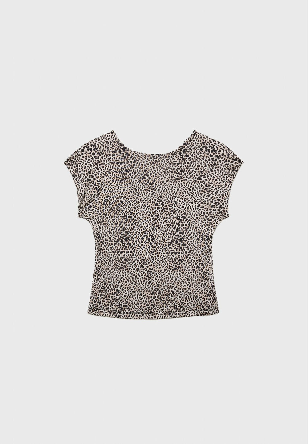 Moudda STRADIVARIUS - T-Shirt Mini Manches Dos Nu Imprimé - Tunisie 2