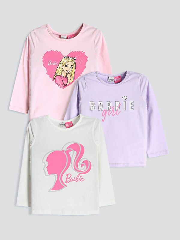 Moudda LC Waikiki - Body jersey manches longues licence Fille Rose - Tunisie 1