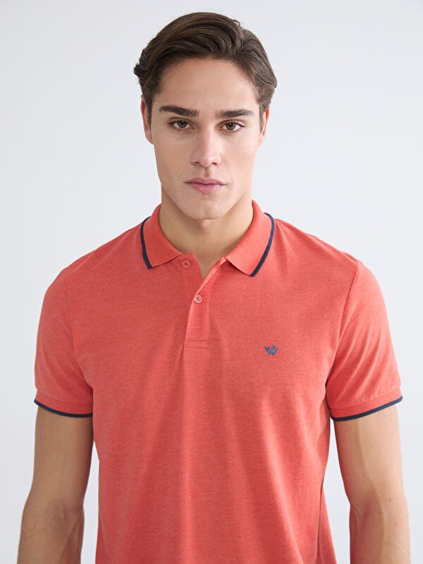 Moudda LC Waikiki - T-shirt col polo basique manches courtes en jersey pour Homme - Tunisie 1