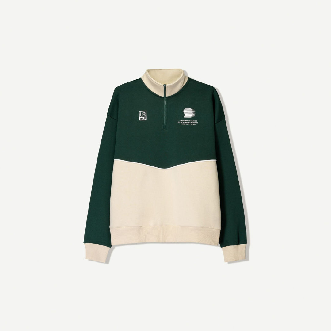 Moudda BERSHKA - Sweat - Col Haut, Color Block & Piping Sunday Road - Tunisie 1