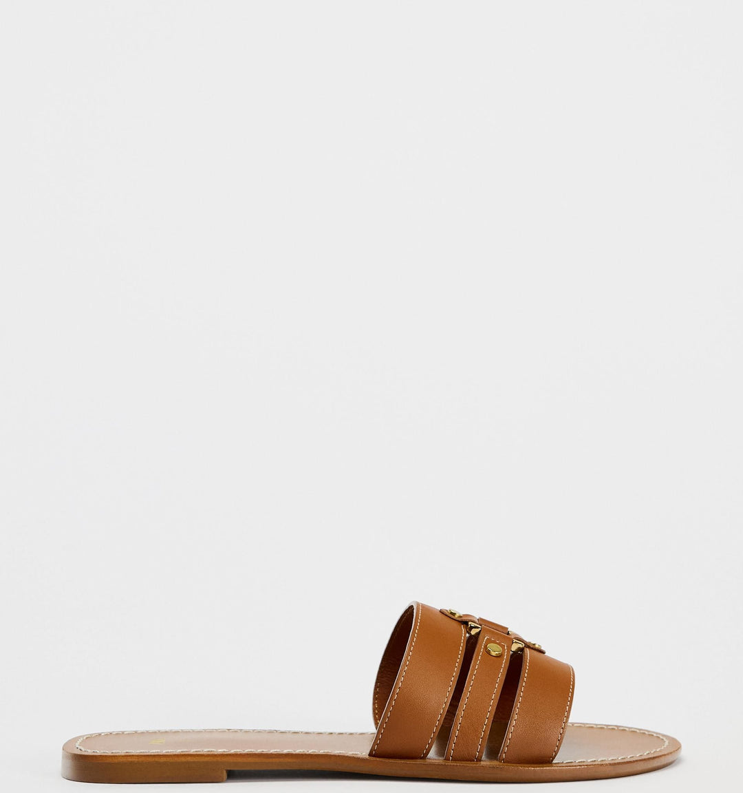 Moudda ZARA - Ballerines cuir pièce métallique - Tunisie 1