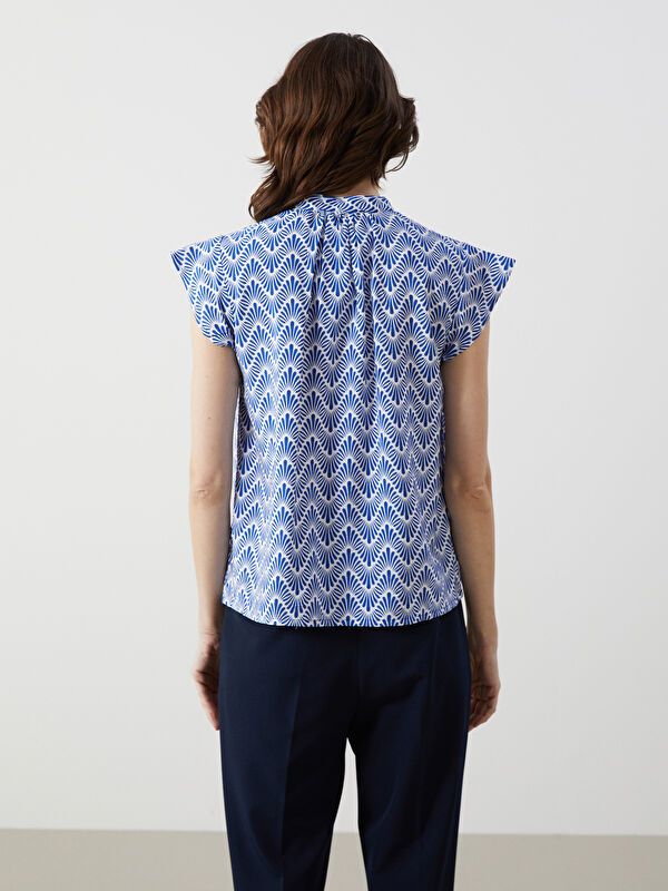 Moudda LC Waikiki - Chemisier (blouse) imprimé manches courtes en tissu pour Femme - Tunisie 4