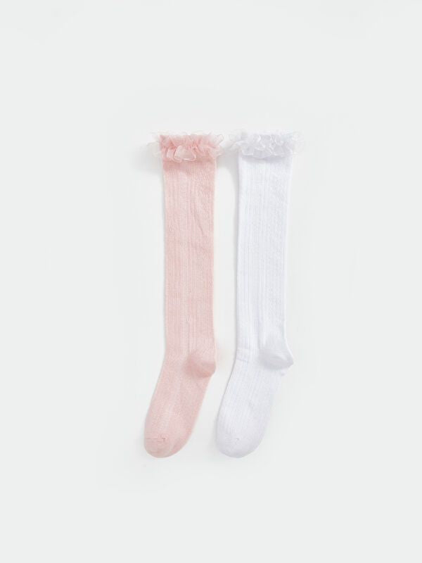 Moudda LC Waikiki - Chaussettes hautes jusqu'au genou pour Filles - Tunisie 1