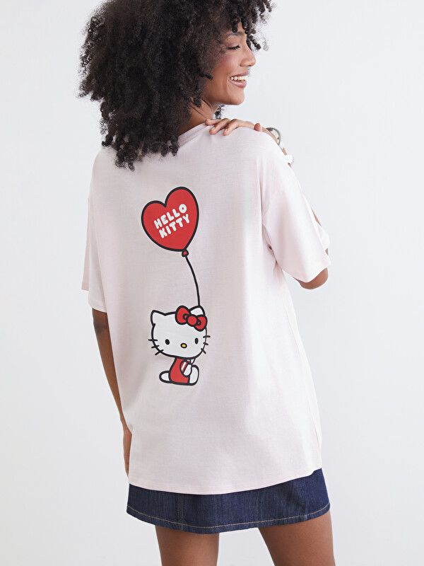 Moudda LC Waikiki - Body manches courtes en jersey - Sous licence pour Femme couleur Rose clair - Tunisie 1