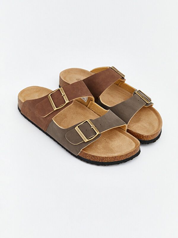 Moudda LC Waikiki - Pantoufles pour Homme couleur Vison - Tunisie 1