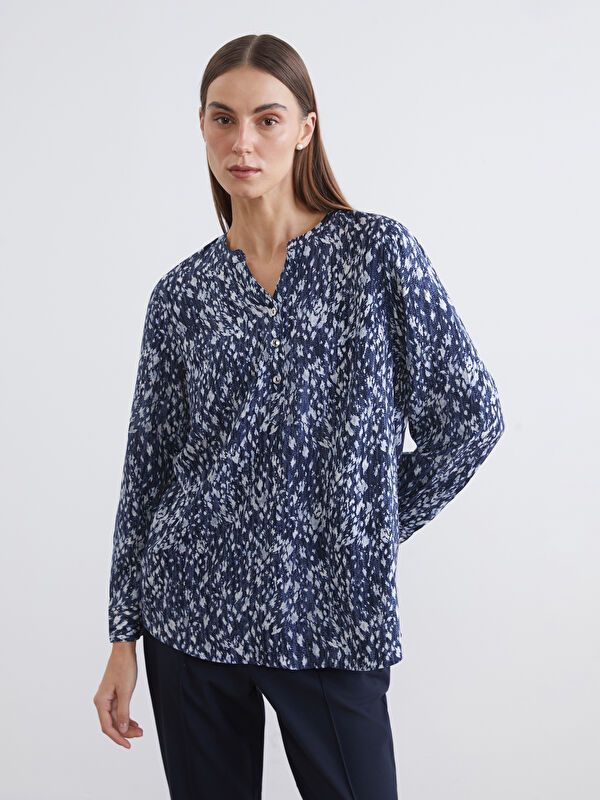 Moudda LC Waikiki - Chemisier (blouse) imprimé manches longues en tissu pour Femme - Tunisie 1