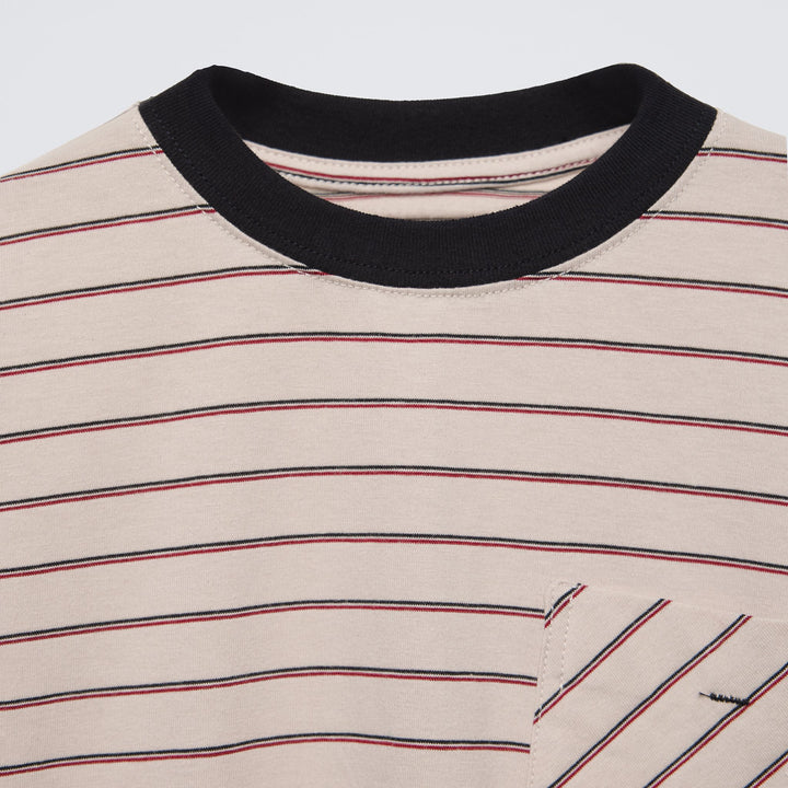 Moudda ZARA - T-shirt manches longues neutres vrais rayé multi étiquette - Tunisie 3