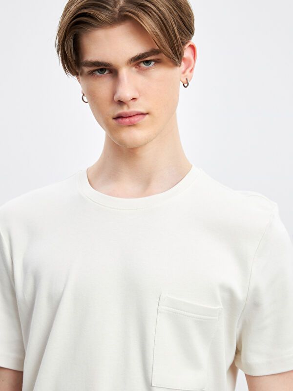 Moudda LC Waikiki - T-shirt basique en jersey à manches courtes pour Hommes - Tunisie 3