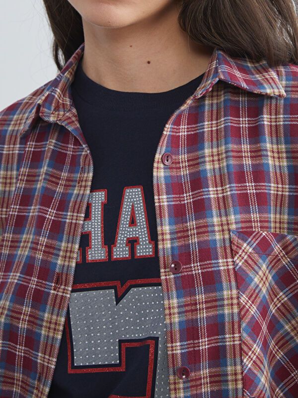 Moudda LC Waikiki - Chemise tissée à manches longues pour Femmes - Tunisie 3