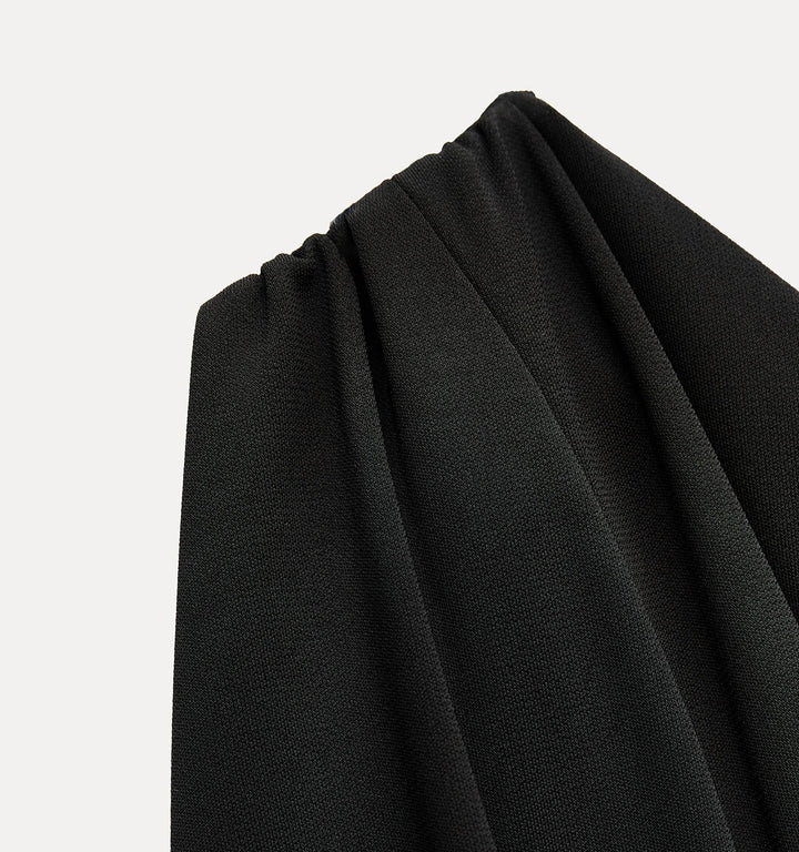 Moudda ZARA - Robe mi-longue drapée asymétrique - Tunisie 3