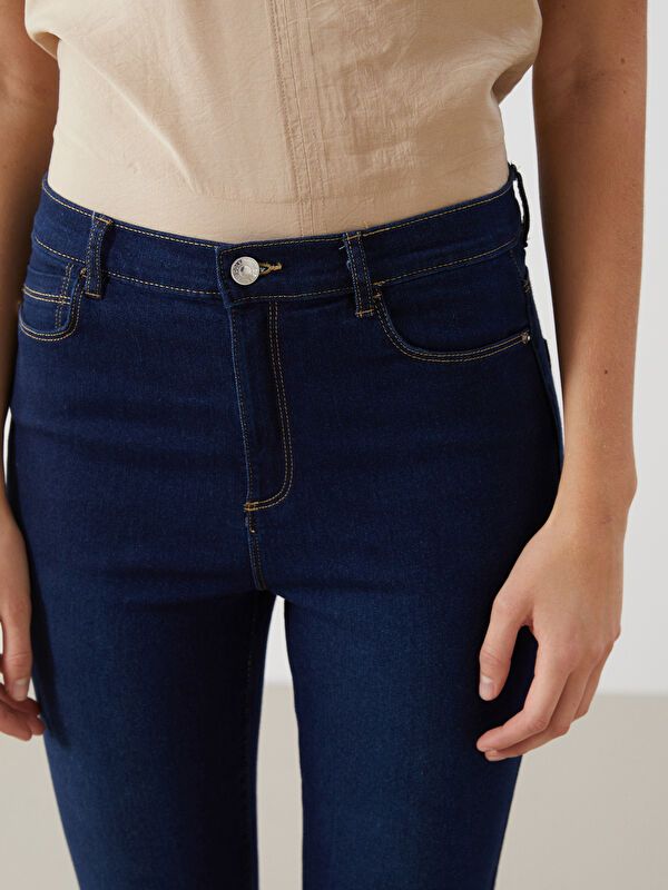 Moudda LC Waikiki - Pantalon en jean tissé cv pour Femmes - Tunisie 3