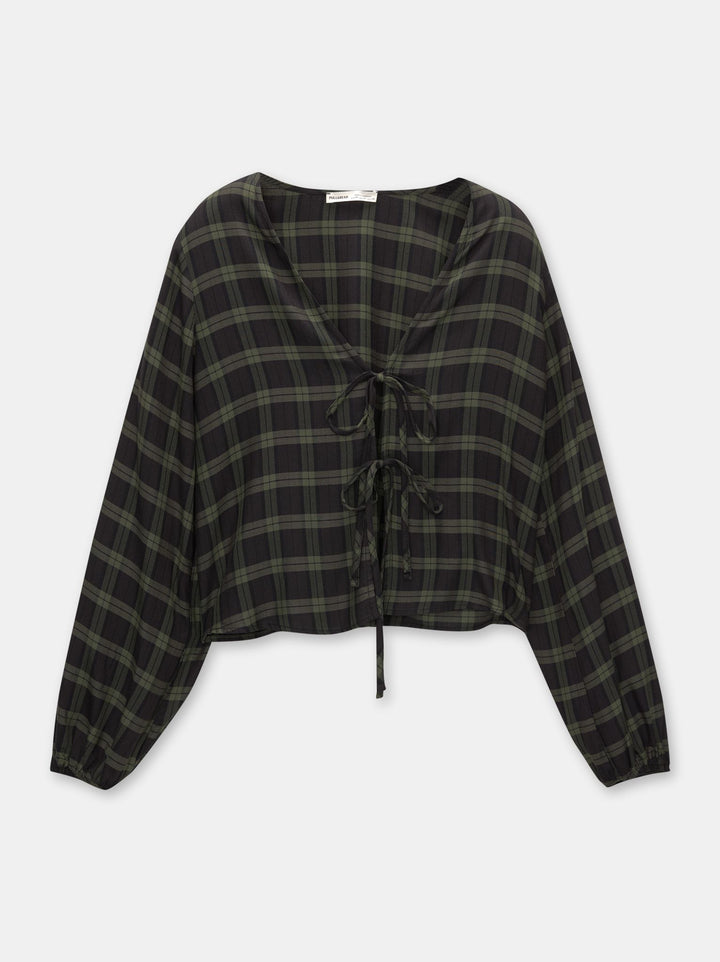 Moudda PULL & BEAR - Chemise Lacets à Carreaux - Tunisie 2