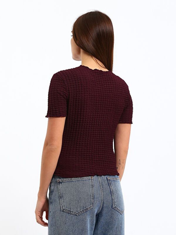 Moudda LC Waikiki - Body en jersey à manches courtes pour Femmes - Tunisie 5