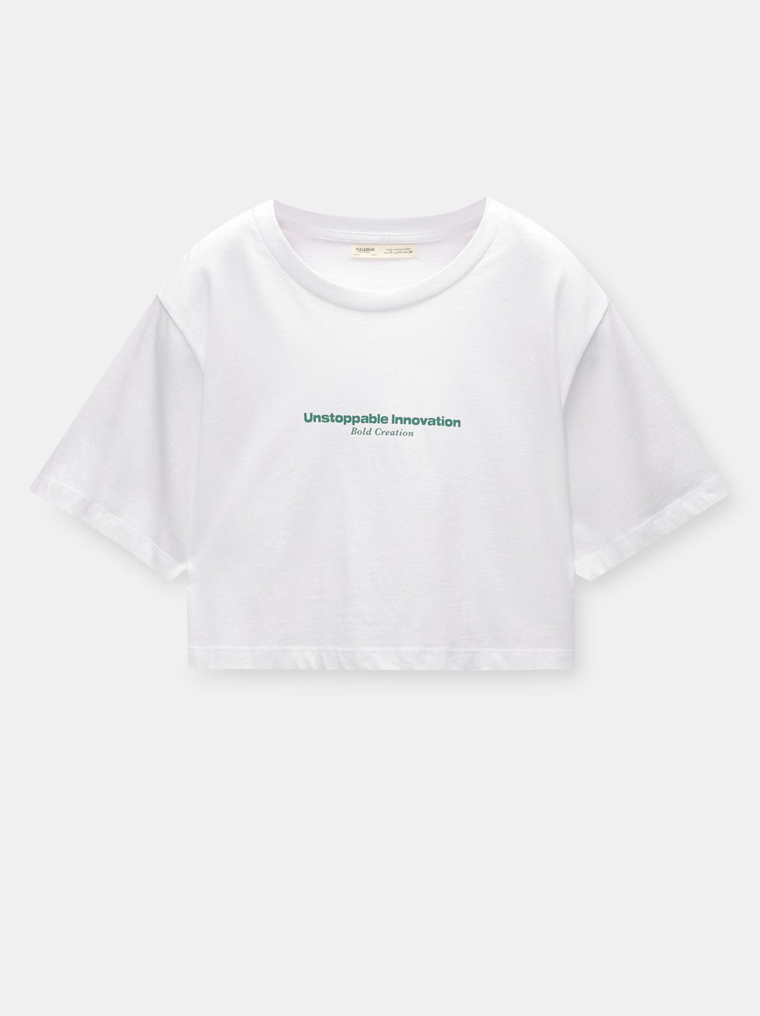 Moudda PULL & BEAR - Body Graphique Textes Crop - Tunisie 1