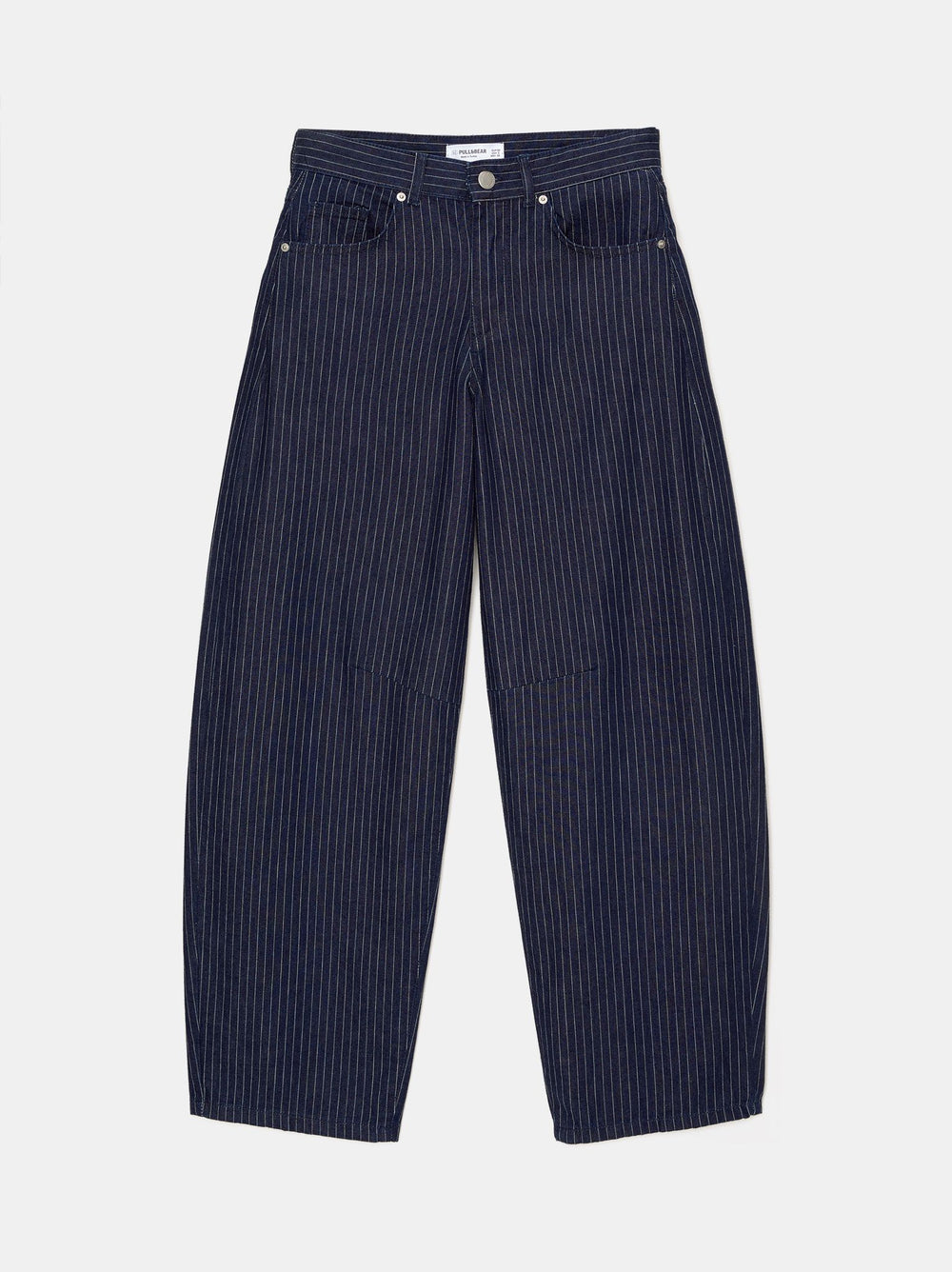 Moudda PULL & BEAR - Pantalon Denim Ballon Passant Capsule Rayures - Tunisie 2
