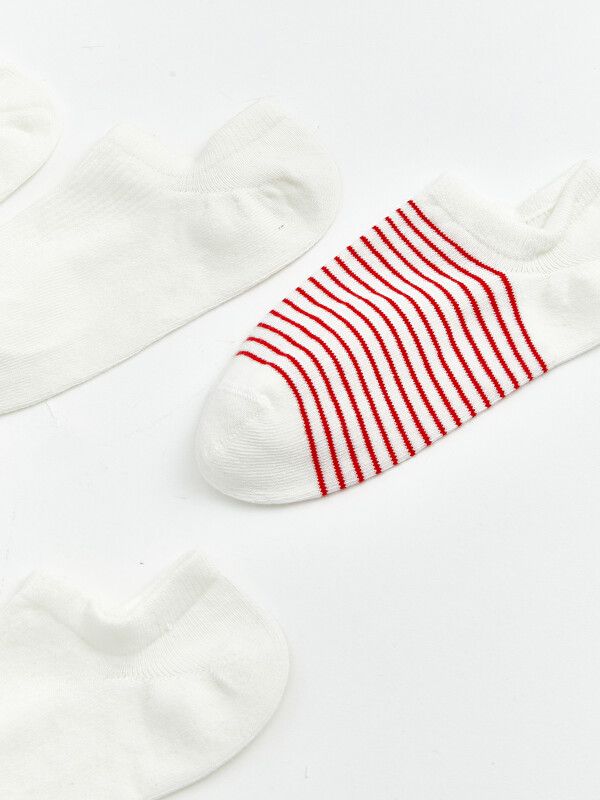 Moudda LC Waikiki - Chaussettes sneaker pour Femme couleur Écru - Tunisie 2