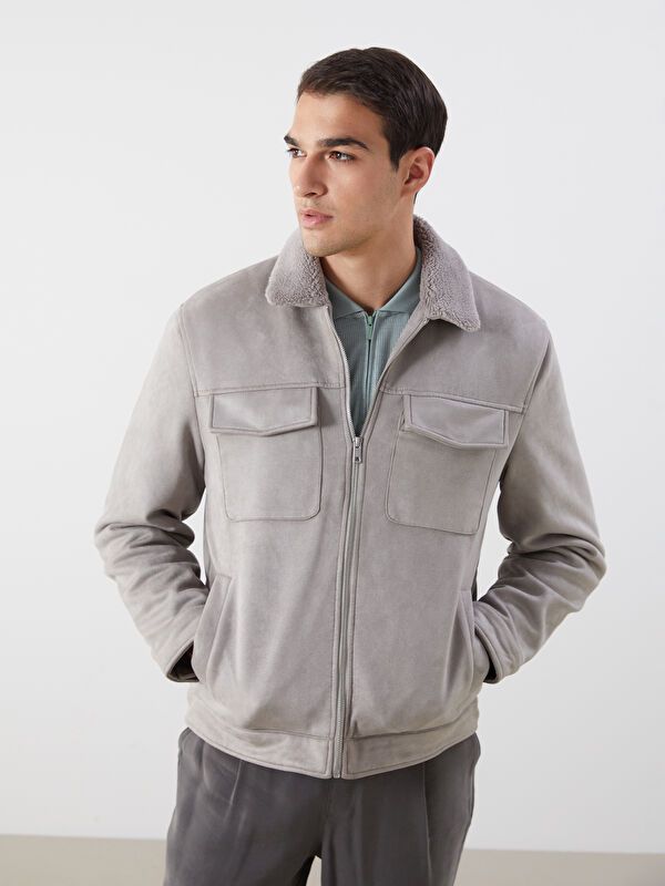 Moudda LC Waikiki - Manteau PU lourd Homme Gris - Tunisie 1