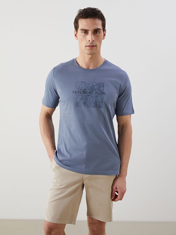 Moudda LC Waikiki - T-shirt imprimé manches courtes en jersey pour Homme - Tunisie 1