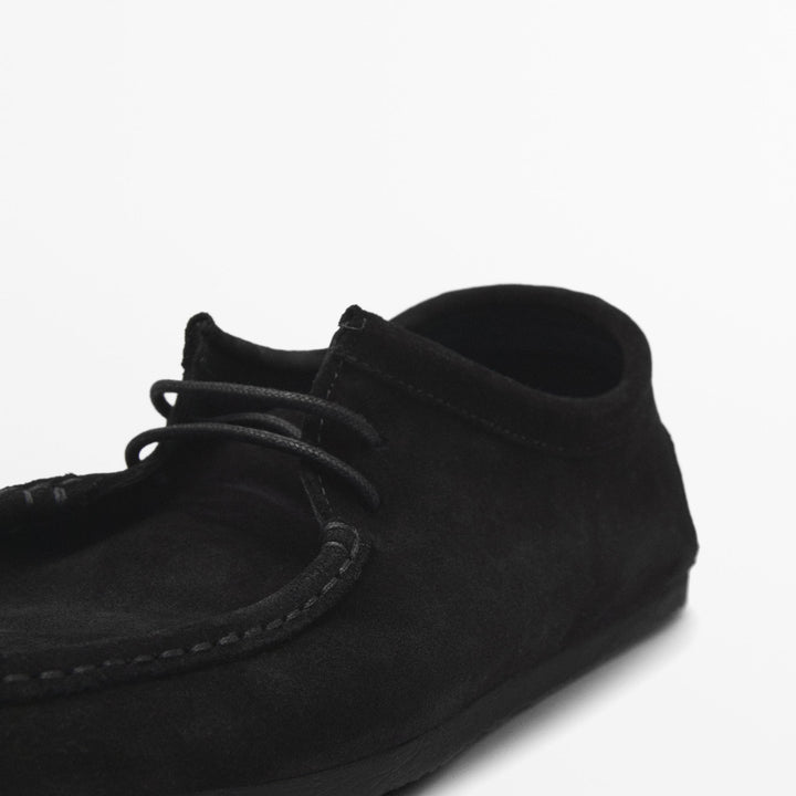 Moudda Massimo Dutti - Chaussure bordeaux doux daim - Tunisie 6