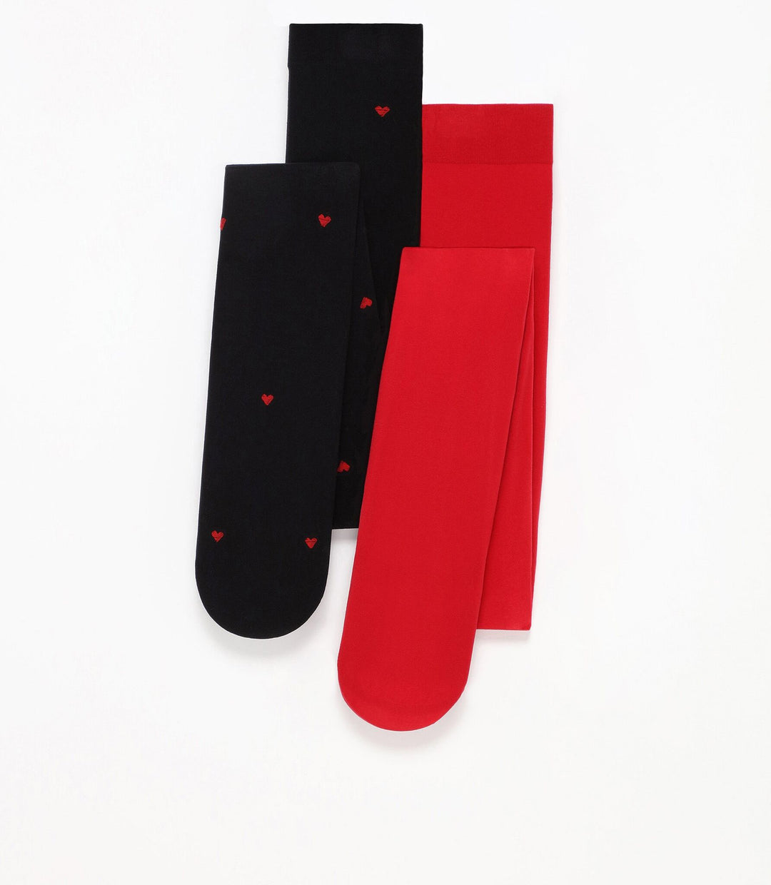 Moudda Lefties - Pack 2 Collants Fille - 50 Den & Cœur Rouge - Tunisie 2