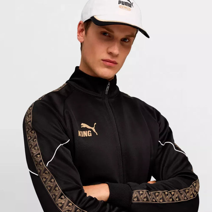 Moudda Puma - Haut survêtement PUMA KING Anthem Jacket,PUMA Black-PUMA Gold pour hommes - Tunisie 2