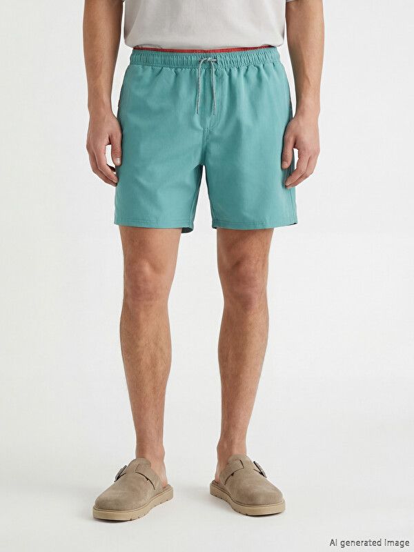Moudda LC Waikiki - Maillot de bain pour Homme couleur Turquoise - Tunisie 2