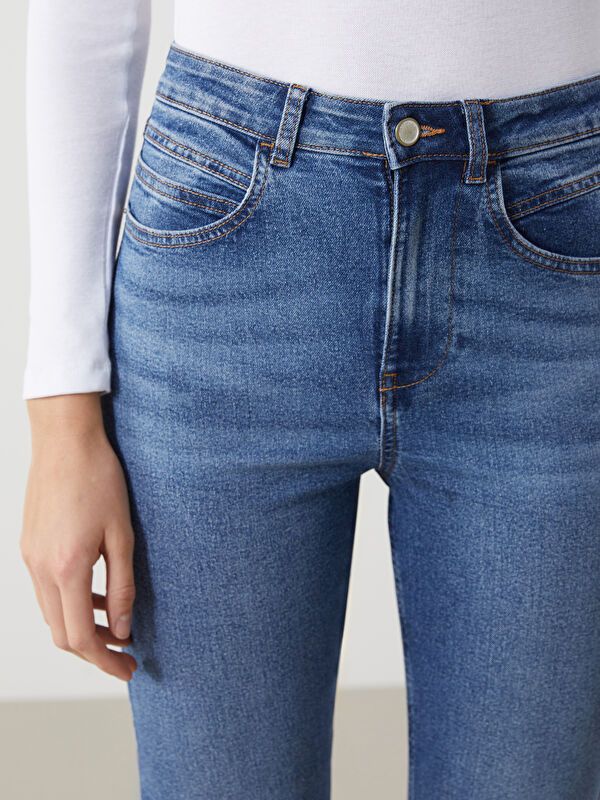 Moudda LC Waikiki - pantalon en jean tissé pour Femmes - Tunisie 3