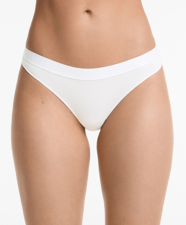 Moudda Oysho - Pack 3 Culottes Coton - Logo Capsule - Tunisie 2