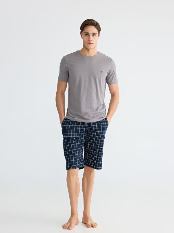 Moudda LC Waikiki - Ensemble pyjama jersey manches courtes-short pour Homme - Tunisie 1