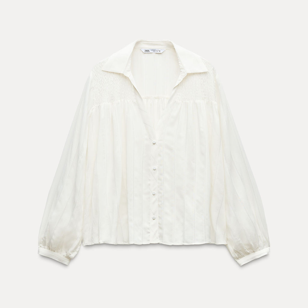 Moudda ZARA - Chemise Romantique à Rayures Légères - Tunisie 2