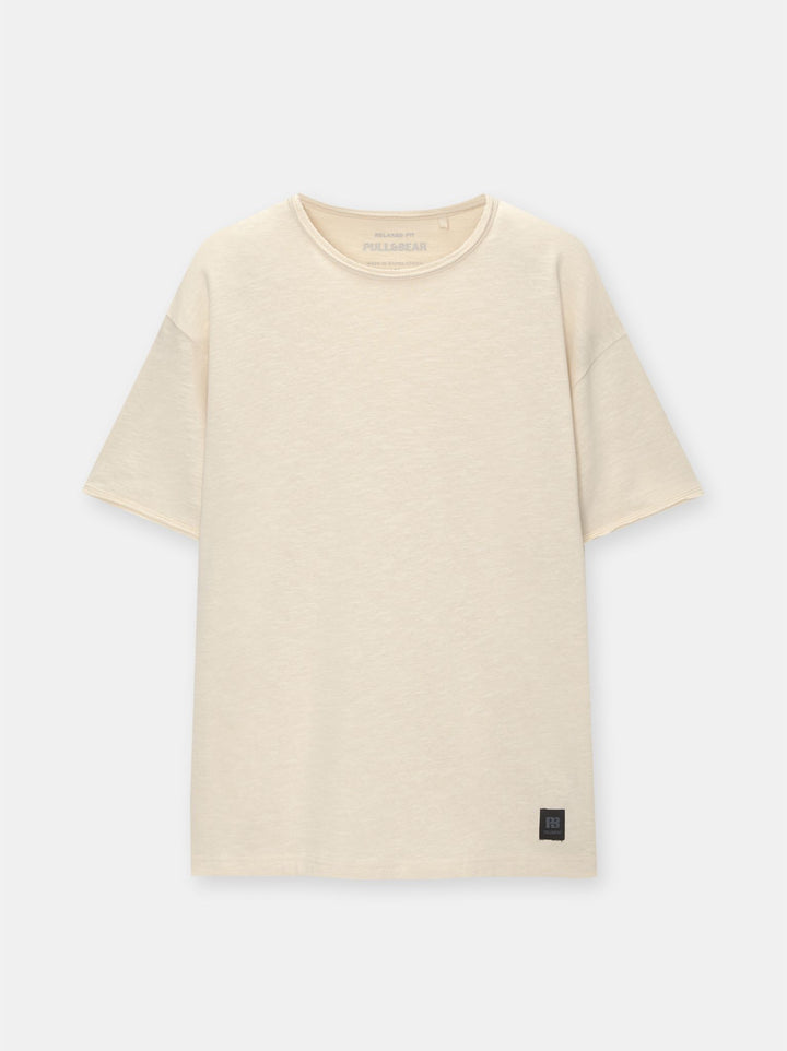 Moudda PULL & BEAR - T-Shirt Demi-Manches Bord Brut - Tunisie 3