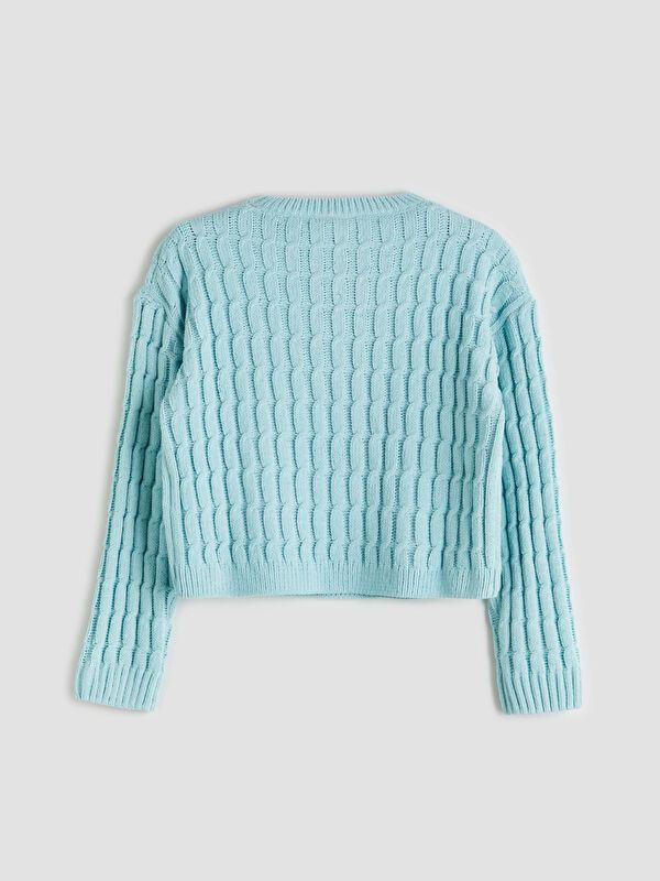 Moudda LC Waikiki - Pull en tricot Fille Bleu d'aqua - Tunisie 2