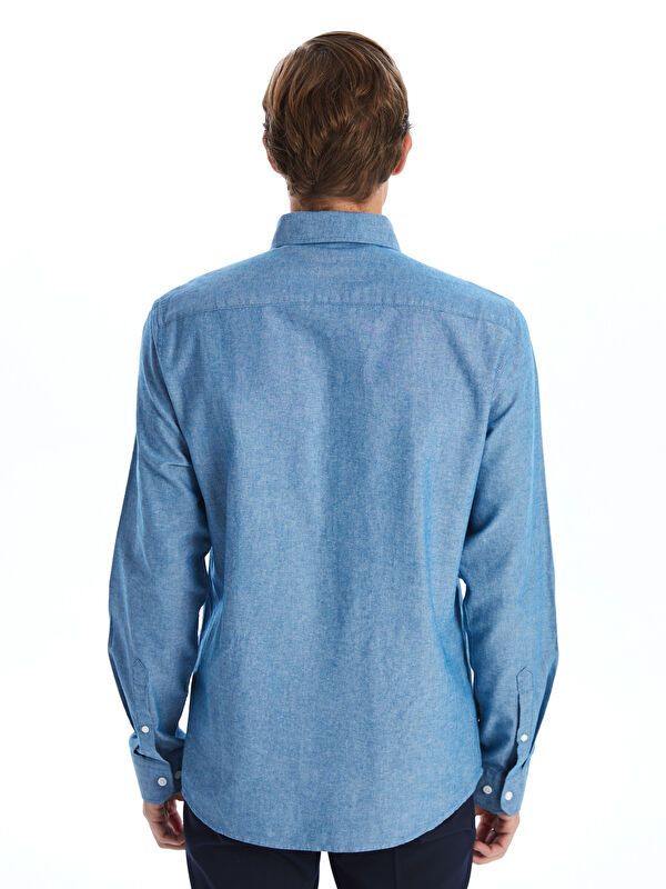 Moudda LC Waikiki - Chemise tissée à manches longues pour Hommes - Tunisie 4