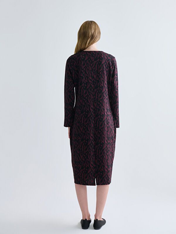 Moudda LC Waikiki - Robe en jersey cv à manches longues pour Femmes - Tunisie 4