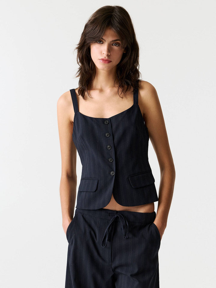 Moudda PULL & BEAR - Top Gilet - Poches & Rayures - Tunisie 2