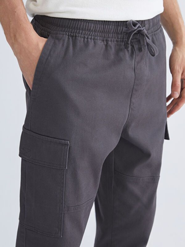 Moudda LC Waikiki - Pantalon cargo tissé Homme Anthracite - Tunisie 3