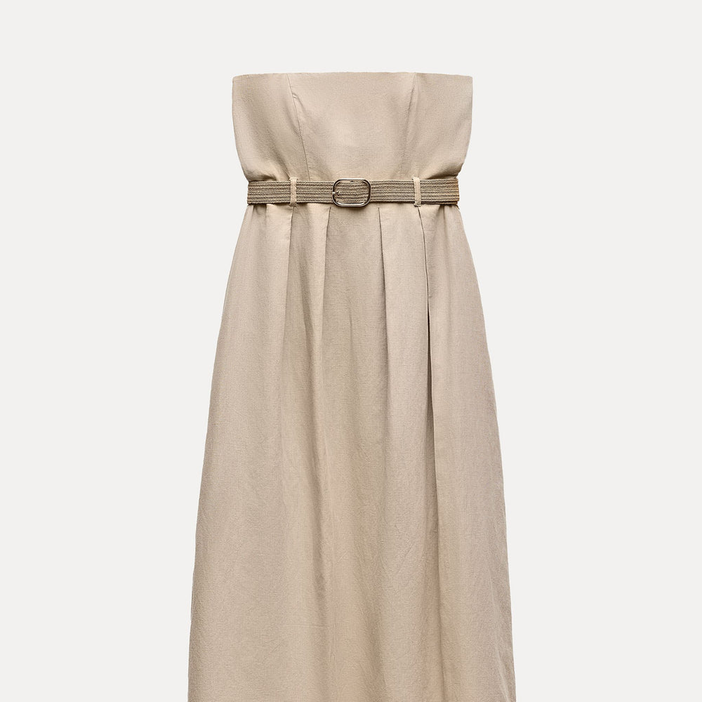 Moudda ZARA - Robe à ceinture en Jute Boucle Argentée - Tunisie 2