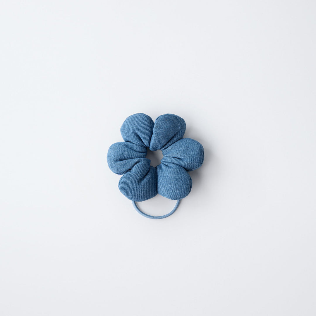 Moudda ZARA - Attache-cheveux - Fleur Denim Matelassée (Ramadan) - Tunisie 1