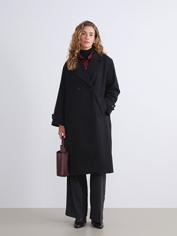 Moudda LC Waikiki - Manteau aspect laine pour Femmes - Tunisie 2