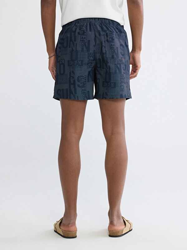 Moudda LC Waikiki - Maillot de bain pour Homme couleur Bleu marine imprimé - Tunisie 4