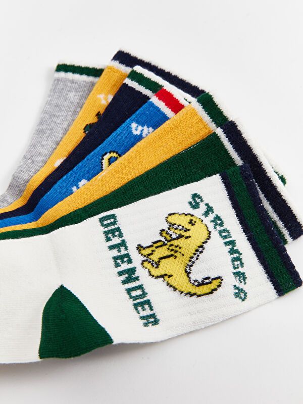 Moudda LC Waikiki - Chaussettes cheville couleur Mélange teint fil pour garçons - Tunisie 3