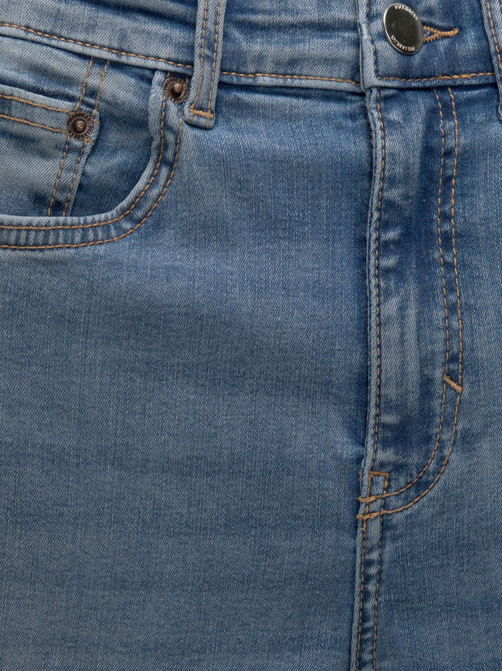 Moudda PULL & BEAR - Pantalon Skinny Flare Blanc Égypte - Tunisie 5