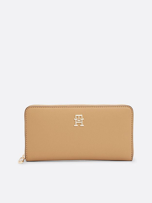 Moudda Tommy Hilfiger - Portefeuille Tommy Hilfiger Souple À Fermeture Éclair Pour Femme Th  - Tunisie 1