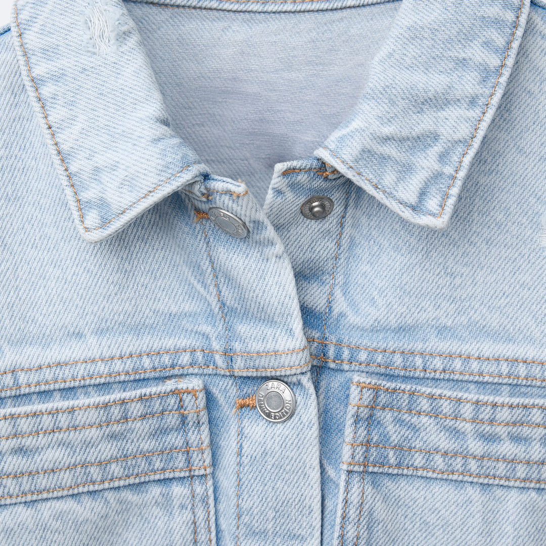 Moudda ZARA - Veste Denim Enfant - Déchiré & Casual - Tunisie 3