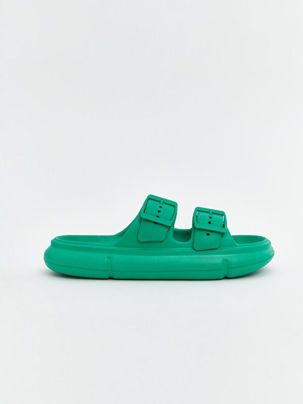 Moudda LC Waikiki - Pantoufles légères pour Femme couleur Vert - Tunisie 2